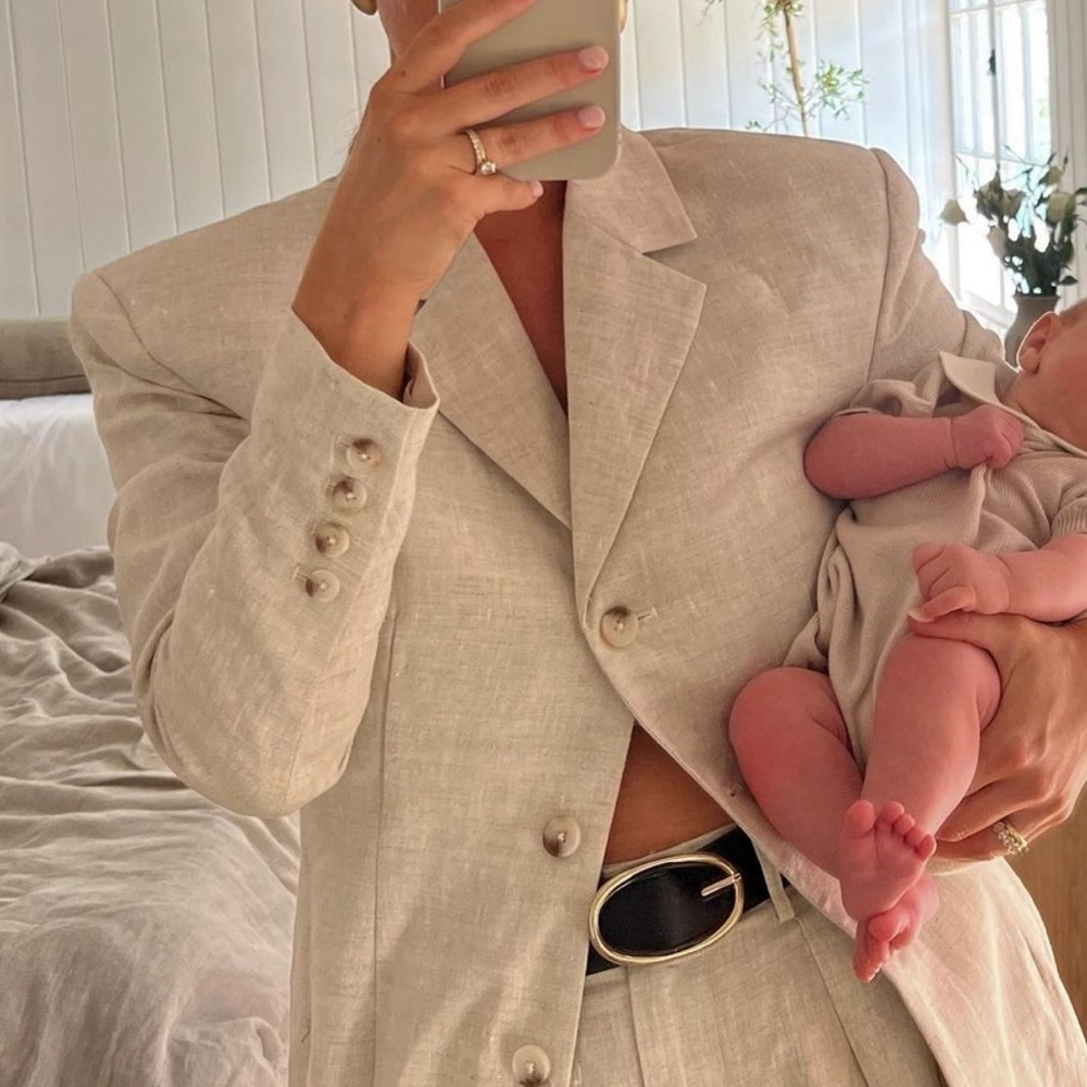 Helsa Linen Duster Coat